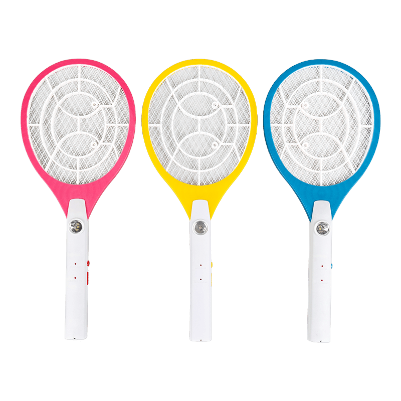 FF-678 LED 3 couleurs avec prise batterie au plomb 400 mAh tapette à moustiques électrique