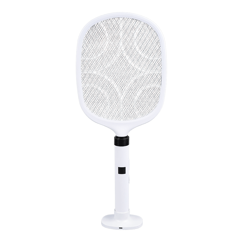 Lampe à motif brodé FF-882A 1200mAh, Base USB, tapette électrique anti-moustiques avec affichage