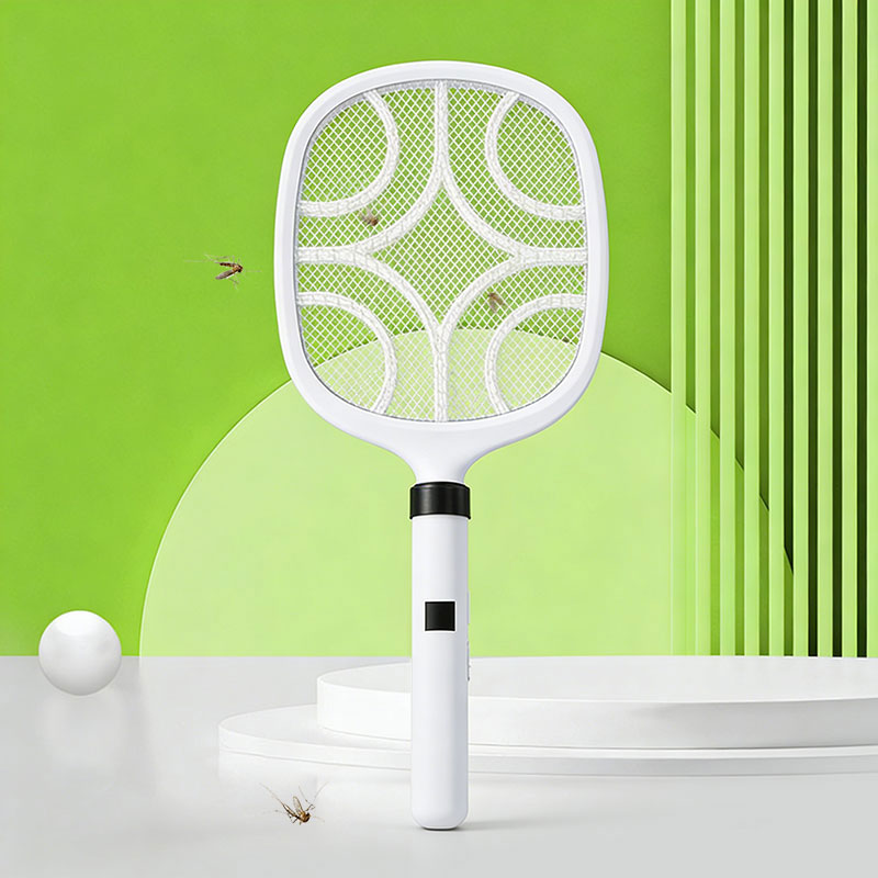 Lampe à motif brodé FF-882A 1200mAh, Base USB, tapette électrique anti-moustiques avec affichage Lampe à motif brodé FF-882A 1200mAh, Base USB, tapette électrique anti-moustiques avec affichage